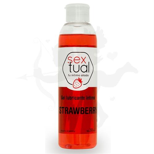 Gel estimulante sabor frutilla 200ml